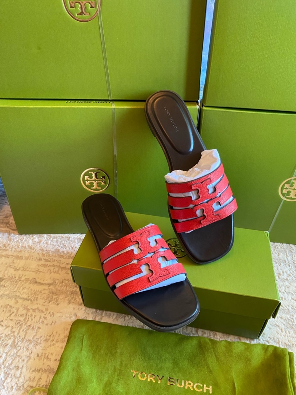 Tory Burch Ines Cage Slide - Picture 4 of 9